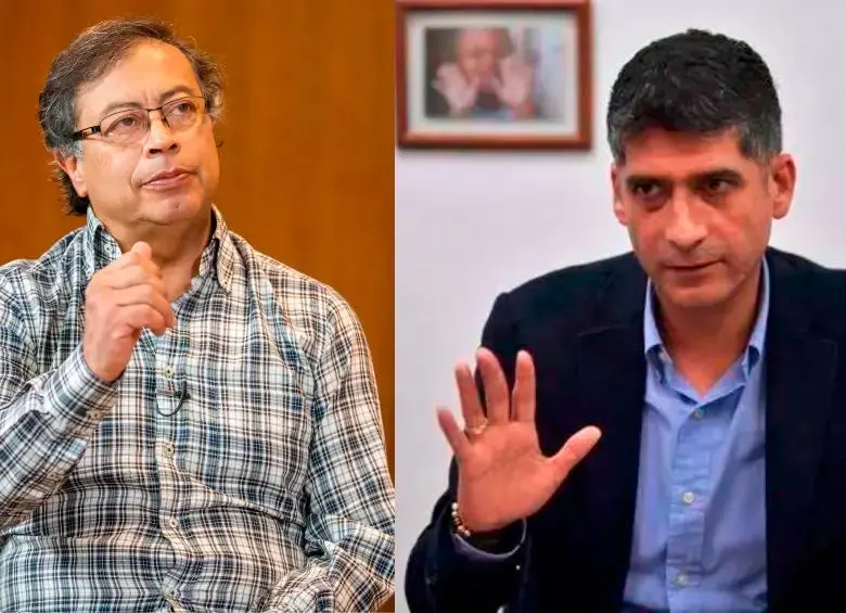Según la defensa de Burgos (derecha), las afirmaciones del presidente no pueden ser consideradas meras opiniones políticas, “pues constituyen actos de retaliación”. FOTO: EL COLOMBIANO/CORTESÍA