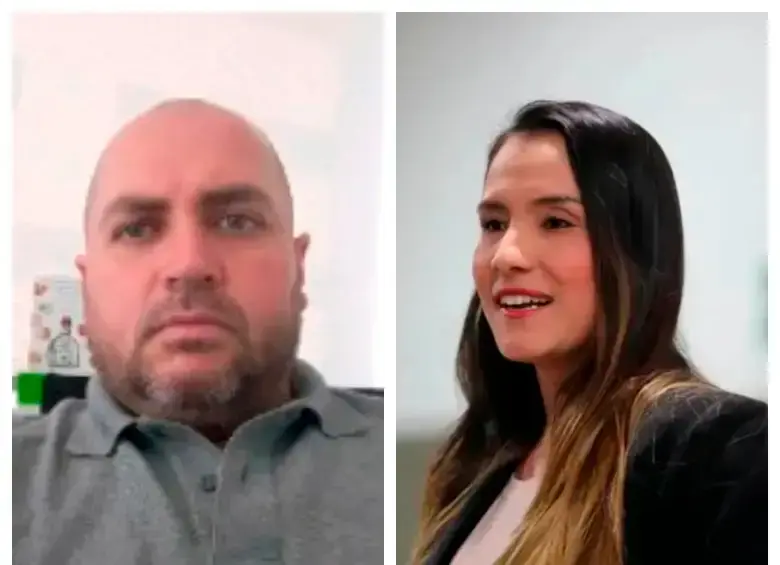 Jorge Liévano y Diana Toro, dos exfuncionarios de Quintero que lideran el ranquin de mayor cantidad procesos administrativos y penales en contra. FOTO: CORTESÍA