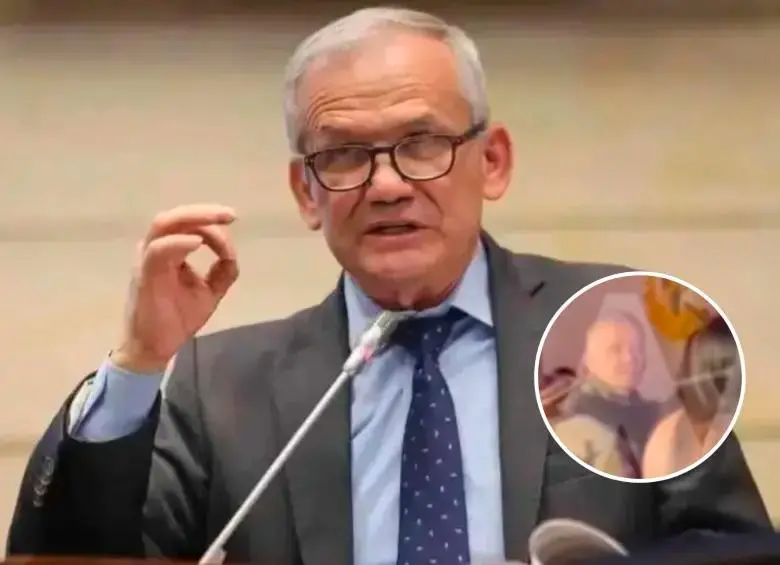 González, quien se encuentra prófugo y quien tiene asilo político del Gobierno de Nicaragua, fue señalado como posible responsable de los delitos de cohecho por dar u ofrecer, peculado por apropiación en favor de terceros y lavado de activos. FOTO: COLPRENSA-CAPTURA DE VIDEO