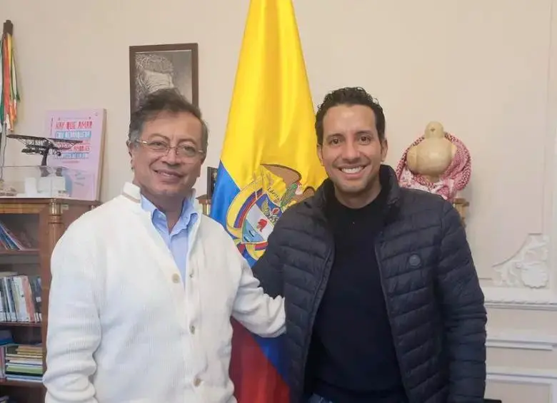 López tuvo el guiño del Gobierno de Gustavo Petro para presidir la Corporación. Esta misma semana se reunió a manteles con el jefe de Estado. FOTO: RED SOCIAL X