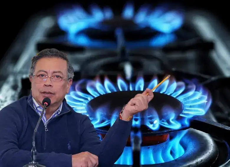 El presidente Gustavo Petro aseguró que habrá sanciones si se comprueba que empresas intermediarias están guardando gas residencial para venderlo a termoeléctricas. Foto: PRESIDENCIA Y EL COLOMBIANO