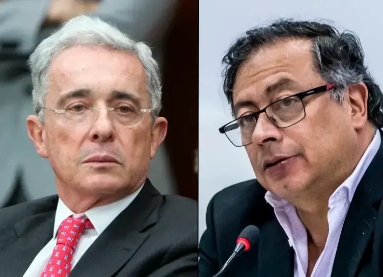 El expresidente Álvaro Uribe y el presidente Gustavo Petro tuvieron una relación cordial y de no agresión hasta inicios de 2024. FOTOS COLPRENSA Y JAIME PÉREZ