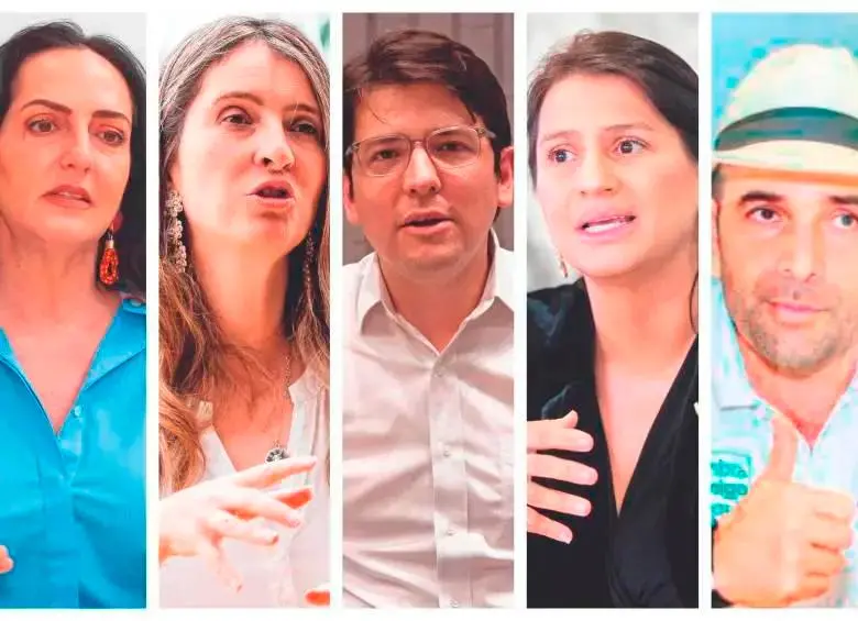 Los aspirantes precisaron que no se trata de un paso atrás. “Seguimos firmes en la convicción de defender a Colombia y en nuestro legítimo deseo de liderarla”. FOTO: EL COLOMBIANO