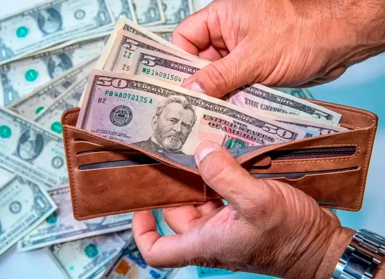 Dólar abre al alza este miércoles. FOTO: EL COLOMBIANO 