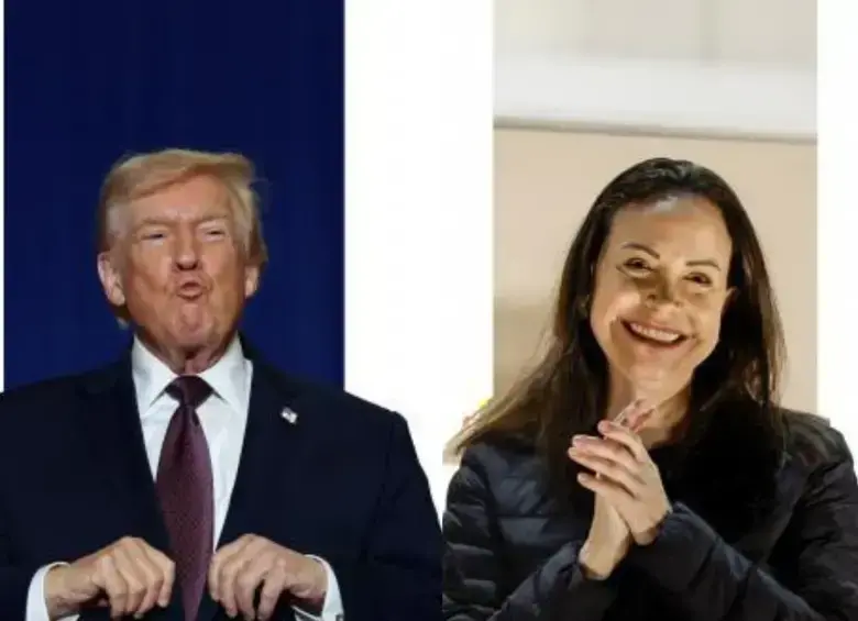 Trump descarta a María Corina Machado tras captura de Nicolás Maduro y redefine el tablero político en Venezuela. FOTO: AFP - Getty.