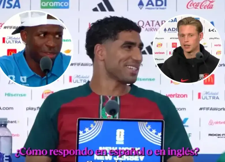 Por los casos de Hakimi, Vinícius y De Jong, la FIFA cambia las reglas del español. Foto: Captura de video redes sociales
