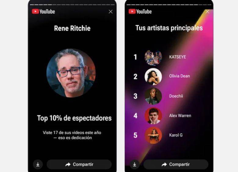 <span class="mln_uppercase_mln">En</span><b><span class="mln_uppercase_mln"> Colombia ya está disponible la función de “Youtube Recap”. FOTO: YOUTUBE</span></b>