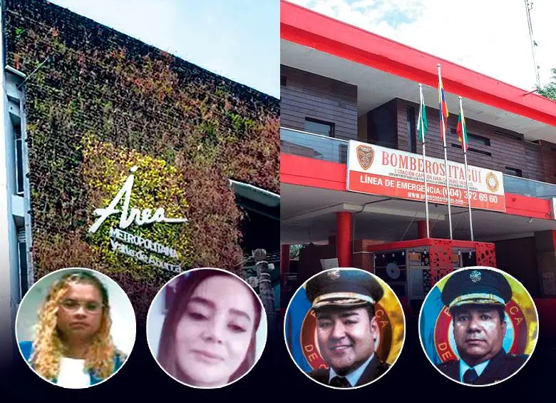 Yaneth Rúa y Laura Mejía, que han sido funcionarias del Área Metropolitana, lo mismo que Misael Cadavid y Elkin González, de los bomberos de Itagüí, aspiran a ganarse o conservar el principio de oportunidad. FOTOS: ARCHIVO