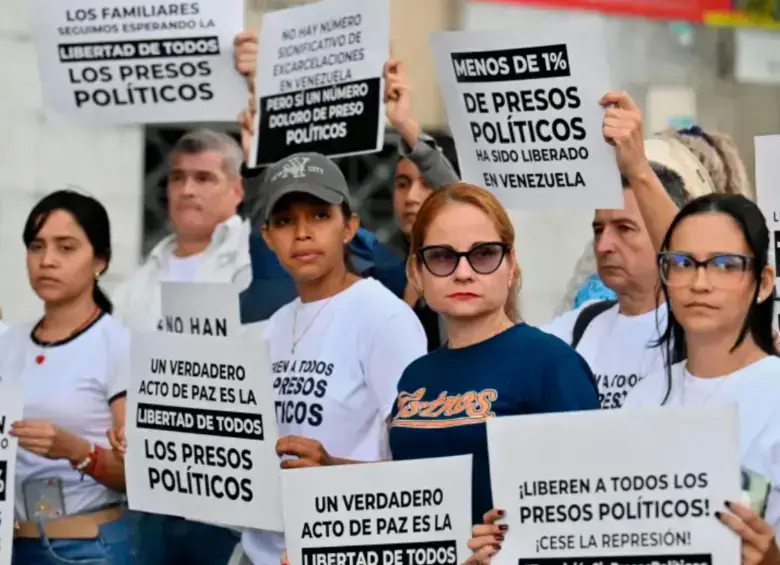 En Venezuela liberaron a varios presos políticos tras la captura de Nicolás Maduro por parte de Estados Unidos. FOTO: AFP