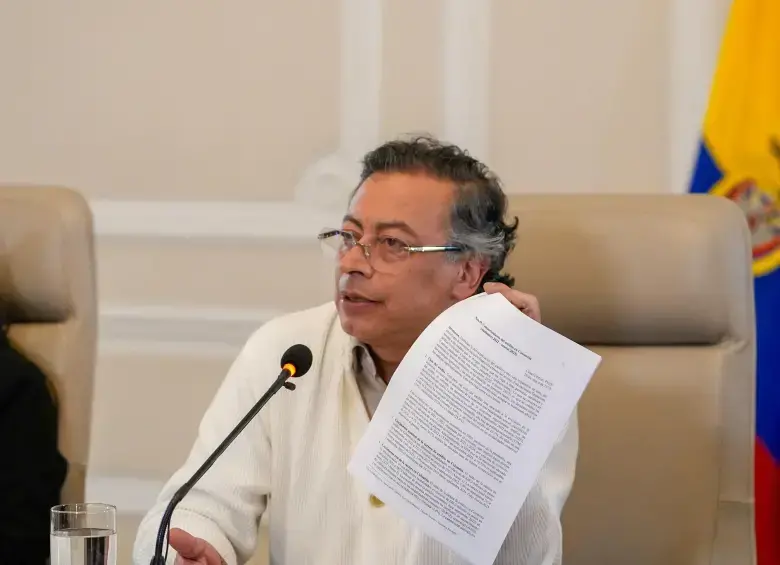 El presidente Gustavo Petro anunció que decretará la consulta.<b> Foto: </b>Presidencia.