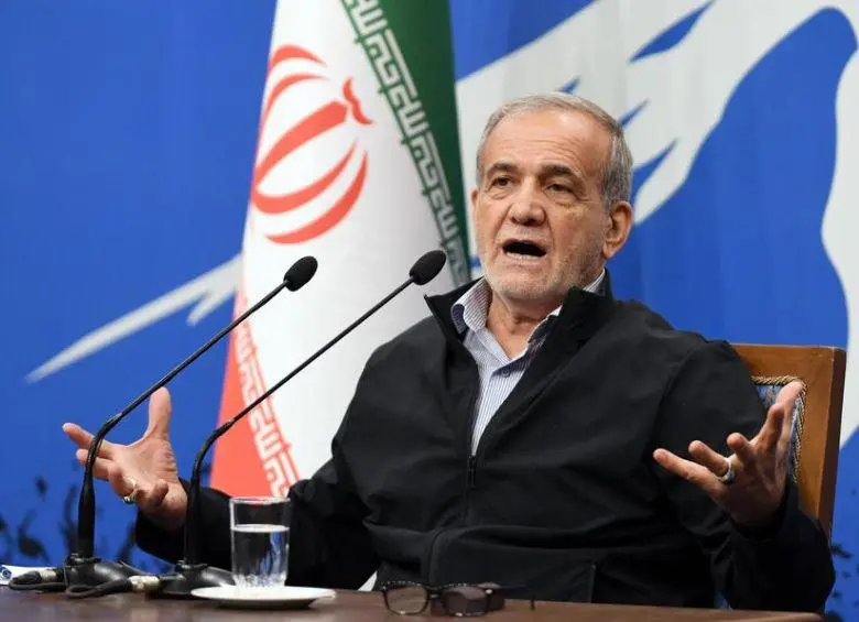 <span class="mln_uppercase_mln">El</span><b><span class="mln_uppercase_mln"> presidente iraní, Masoud Pezeshkian ha sostenido que su país no tiene intención de desarrollar armas nucleares, rechazando las preocupaciones internacionales sobre su programa de enriquecimiento de uranio. FOTO: Xinhua</span></b>