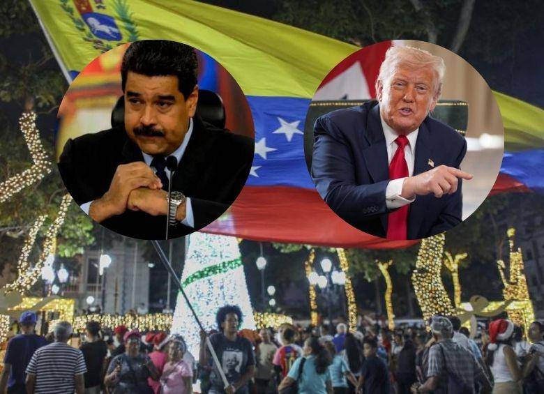<span class="mln_uppercase_mln">La</span><b><span class="mln_uppercase_mln"> Navidad llegó el 1 de octubre de 2025, según lo declarado por el presidente Nicolás Maduro, a pesar de las tensiones en curso con Estados Unidos, en Caracas, Venezuela. FOTO: Anadolu via Getty | AFP</span></b>