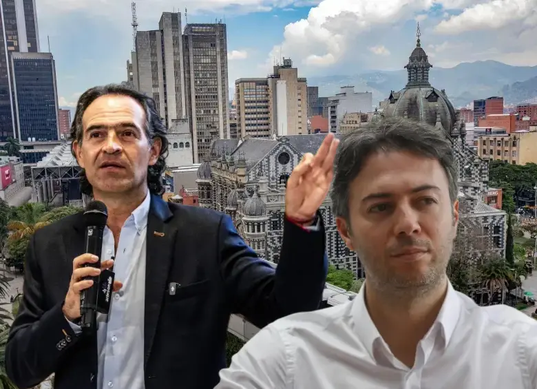 El alcalde Federico Gutiérrez hizo referencia este martes a los presuntos hechos de corrupción en la administración del exalcalde Daniel Quintero. FOTOS EL COLOMBIANO y Cortesía