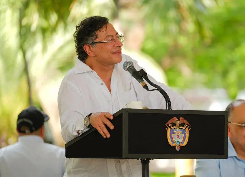 <span class="mln_uppercase_mln">Las</span><b><span class="mln_uppercase_mln"> palabras de Gustavo Petro en la conmemoración de los 500 años de Santa Marta generaron polémica en España. FOTO: PRESIDENCIA</span></b>