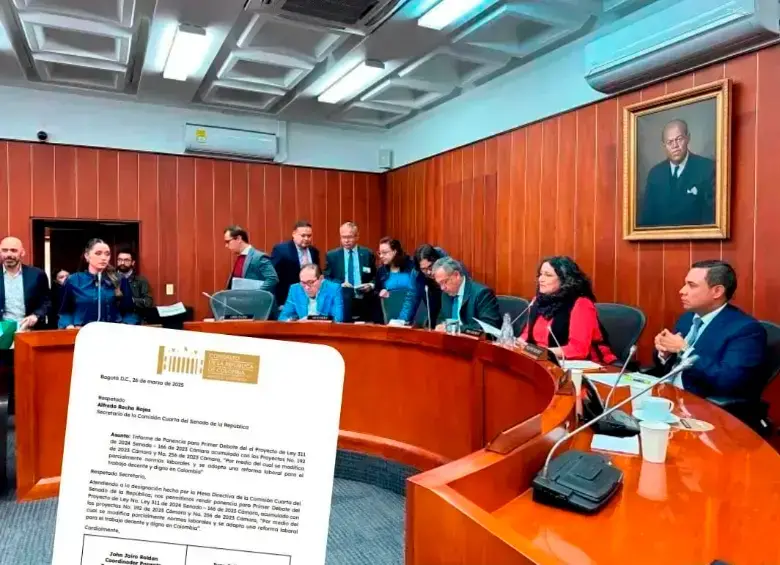 Este martes se empiezan a discutir las ponencias de la reforma laboral en la Comisión Cuarta del Senado. FOTO: Cortesía Senado