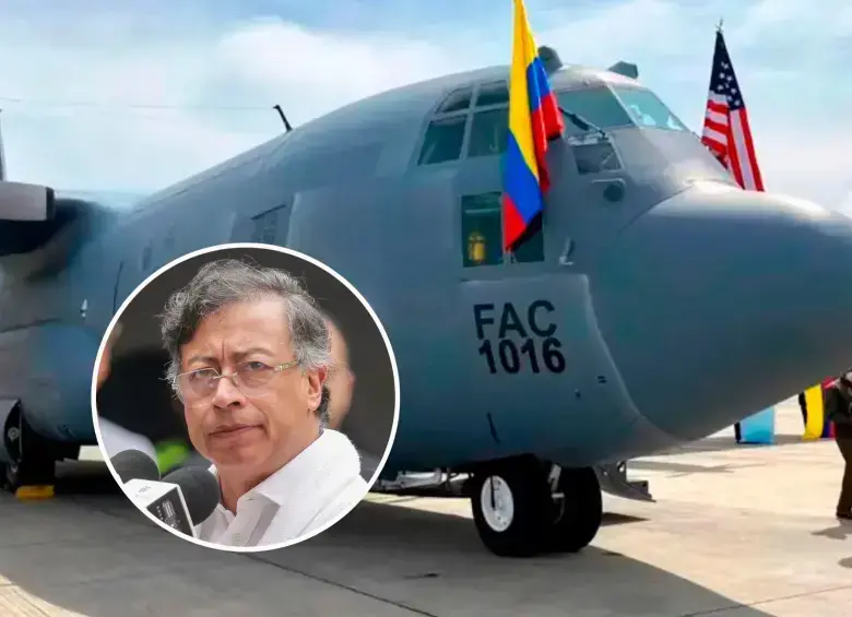 Petro agradeció en 2022 a Gobierno gringo por donación de aviones que hoy llama “chatarra” tras accidente en Putumayo. FOTOS: AFP y Colprensa