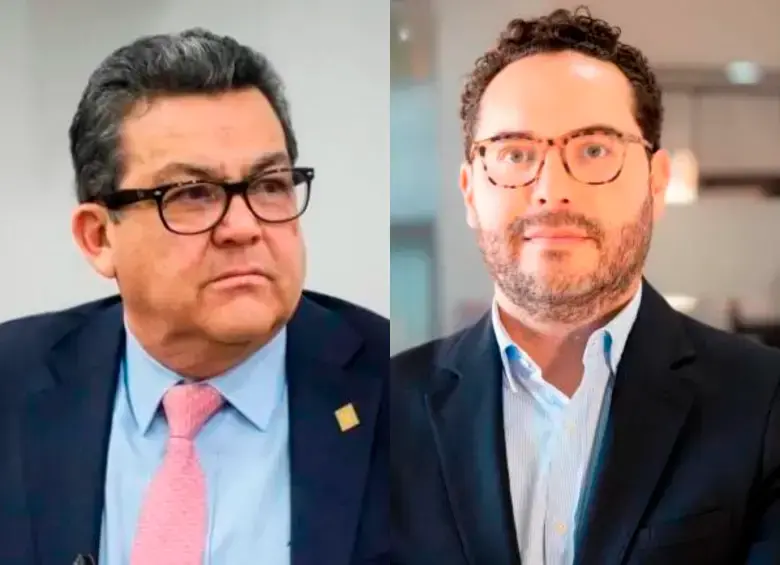 Jaime Dussán, presidente de Colpensiones; Mauricio Velasco, presidente de Asofondos. FOTOS: Cortesía Colfondos y Asofondos 