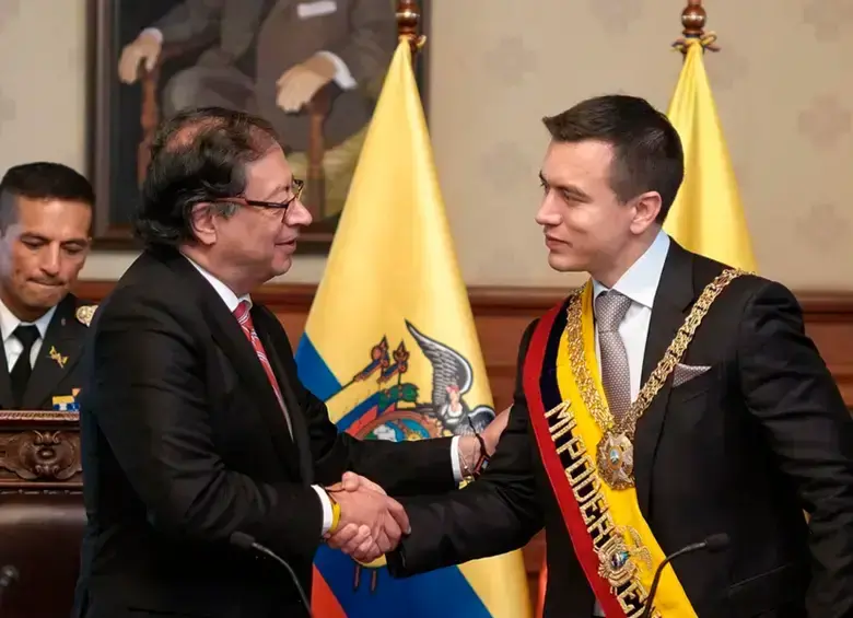 A través de X, el presidente Gustavo Petro respondió a la ministra Diana Morales, quien advirtió que las tensiones entre Colombia y Ecuador podrían afectar el programa de crédito por US$5.000 millones que el país vecino mantiene con el FMI. Foto: COLPRENSA