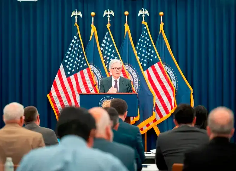 Jerome Powell, líder de la Fed. FOTO TOMADA DE X. 