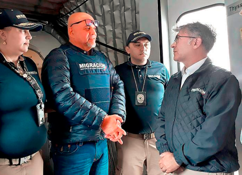 El exjefe paramilitar Salvatore Mancuso llegó al país el martes pasado. FOTO: CORTESÍA PRESIDENCIA