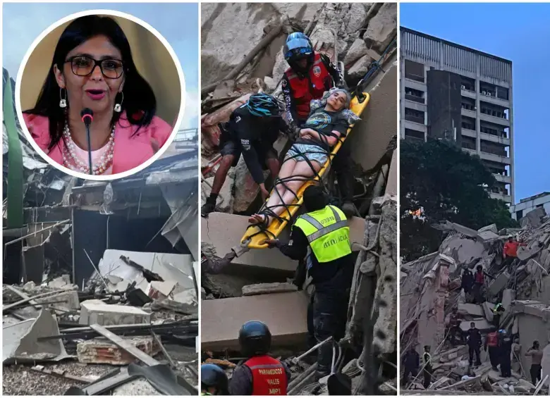 “Permiso para salvar vidas”: rescatistas esperan autorización para ingresar a la zona del desastre en La Guaira. Foto: Getty y AFP