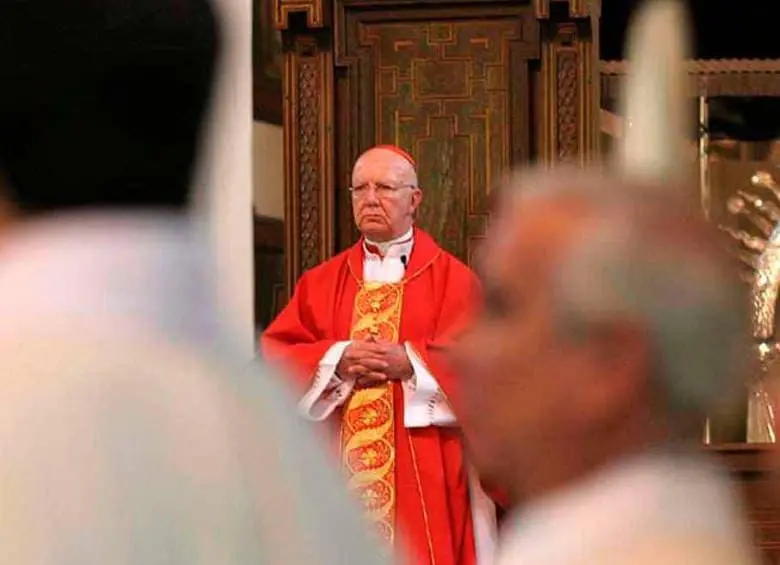El cardenal Pedro Rubiano Sáenz, quien lideró la Iglesia en Bogotá por más de una década, murió en 2024 sin enfrentar públicamente denuncias por abuso. FOTO: Colprensa. 