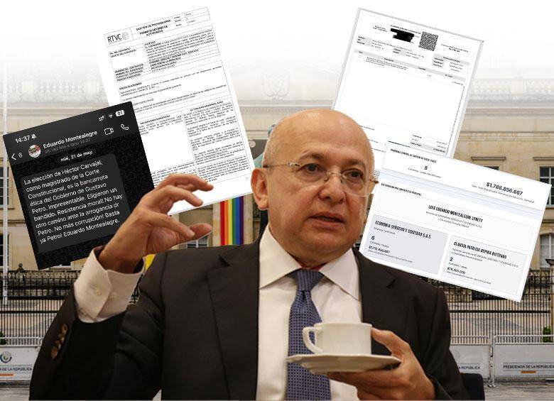 La llegada del exfiscal como ministro no estaba del todo planeada, según fuentes. Fotos: Colprensa y suminstrada