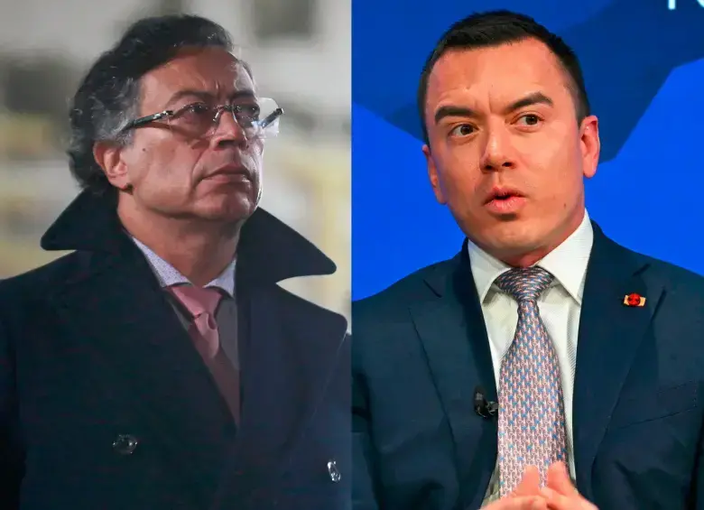 Ecuador busca que el caso avance ante el Tribunal Andino de Justicia y que se adopten decisiones judiciales frente a los impuestos recíprocos anunciados por el Gobierno del presidente Gustavo Petro hace más de un mes. Foto: Colprensa y AFP