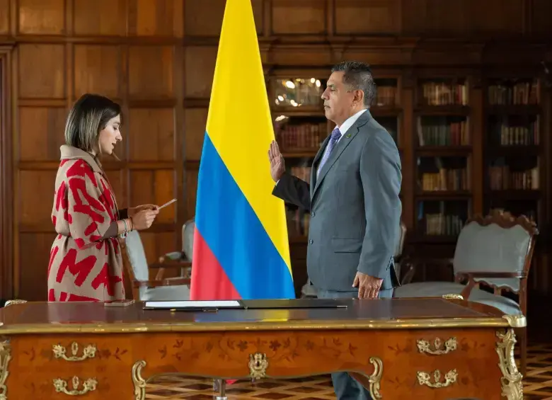 Laura Sarabia nombró a Ospina mientras seguía ejerciendo como canciller. Foto: Cancillería.