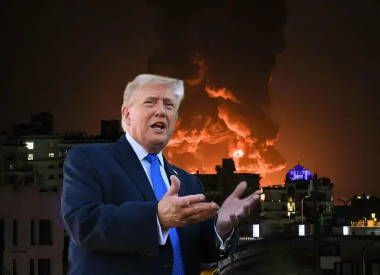 La advertencia que le hizo Donald Trump a Irán este sábado, 4 de abril de 2026. FOTO: GETTY