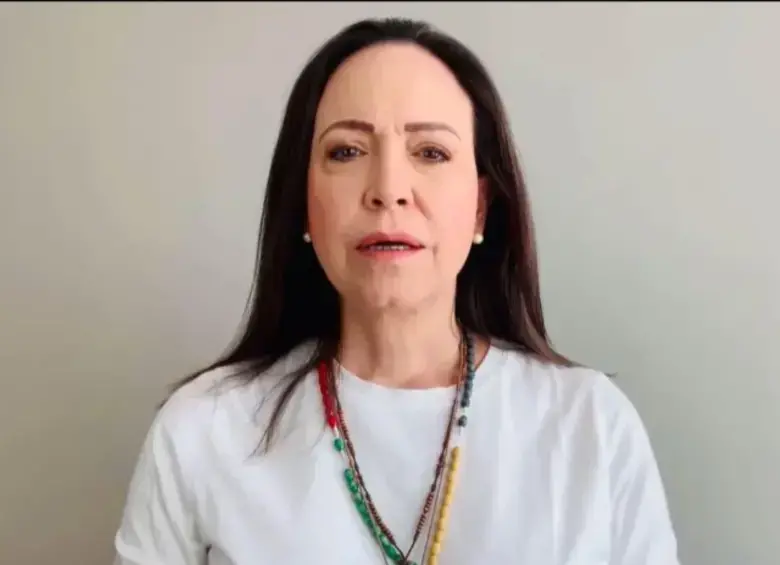 María Corina Machado acusa a Nicolás Maduro de haberse robado la elección presidencial del 28 de julio pasado y reivindica el triunfo del exiliado Edmundo González Urrutia. Foto: captura de pantalla