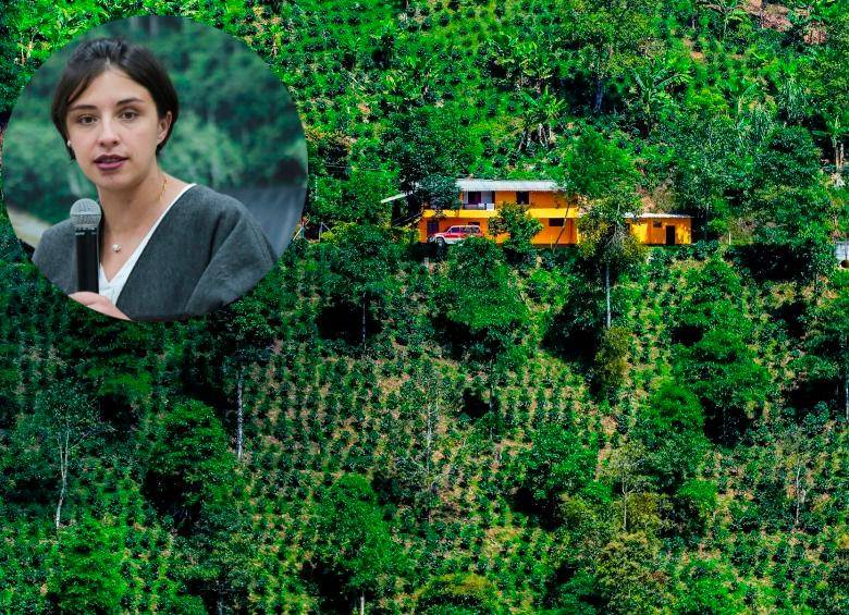 La ministra señaló que tras la declaratoria en Concordia siguen las de Jericó, Fredonia y Venecia. FOTO: CORTESÍA MINAGRICULTURA Y EL COLOMBIANO