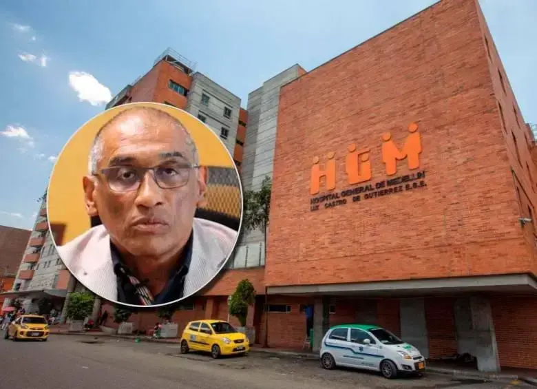 Mario Fernando Córdoba fue el gerente del Hospital General de Medellín durante la alcaldía de Daniel Quintero. FOTO: ARCHIVO Y CORTESÍA