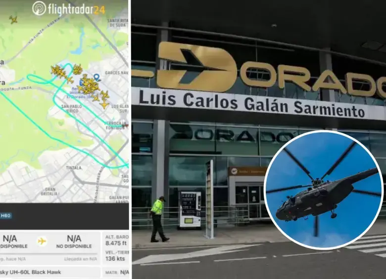 La Aeronáutica Civil publicó un informe sobre el incidente entre un helicóptero del Ejército y una controladora aérea en el Aeropuerto Internacional El Dorado. FOTO: Captura de pantalla.