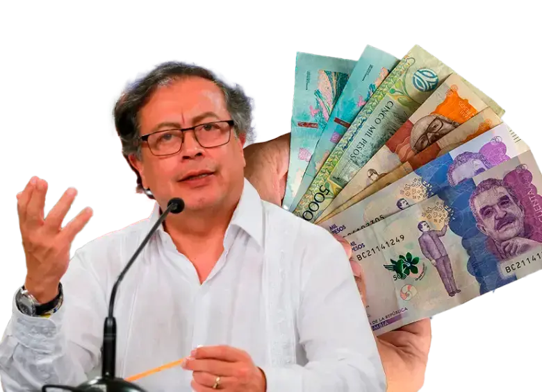 Con varias semanas de atraso, el gobierno de Gustavo Petro presentó el plan financiero 2026. FOTO EL COLOMBIANO