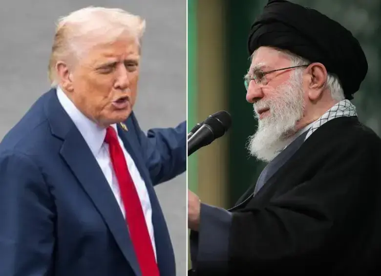 Donald Trump envió un mensaje de ultimátum a los ayatolás del líder supremo iraní, Alí Jamenei. FOTOS: XINHUA