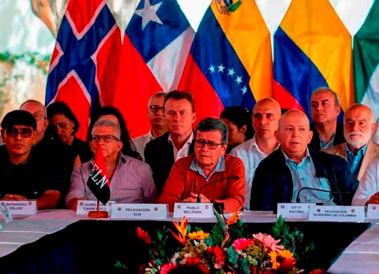 Las delegaciones del ELN y del Gobierno avanzaban en el sexto ciclo de negociaciones en La Habana, Cuba. FOTO: GETTY