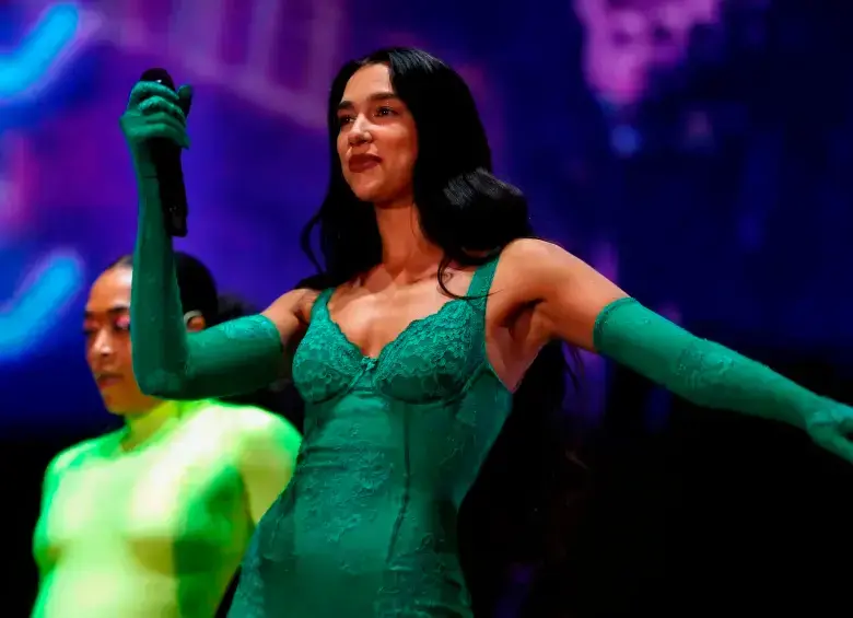 Dua Lipa estará en concierto en Colombia en noviembre de 2025. FOTO Colprensa
