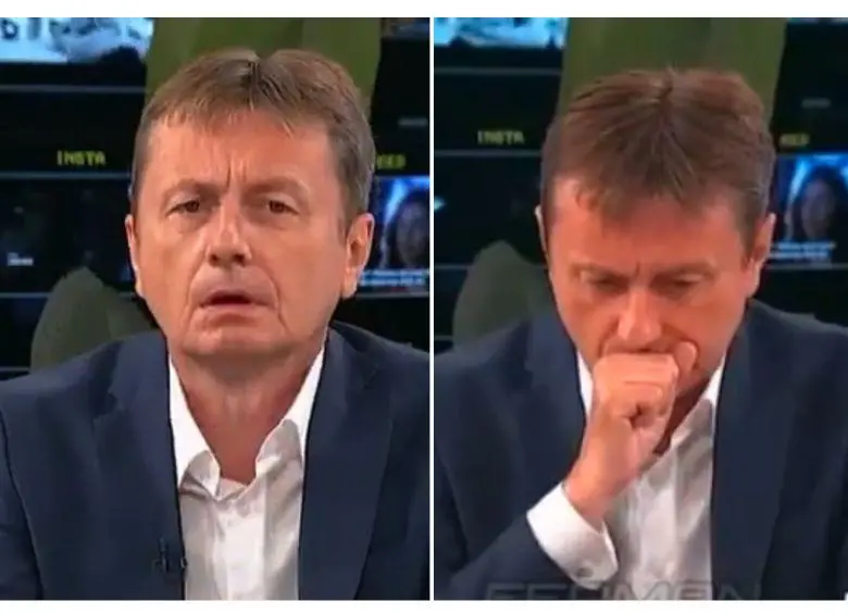 <span class="mln_uppercase_mln">El</span><b><span class="mln_uppercase_mln"> momento en que el ministro de Inversiones Públicas de Serbia, Darko Glišić, sufre un accidente cerebrovascular. FOTO: REDES SOCIALES</span></b>