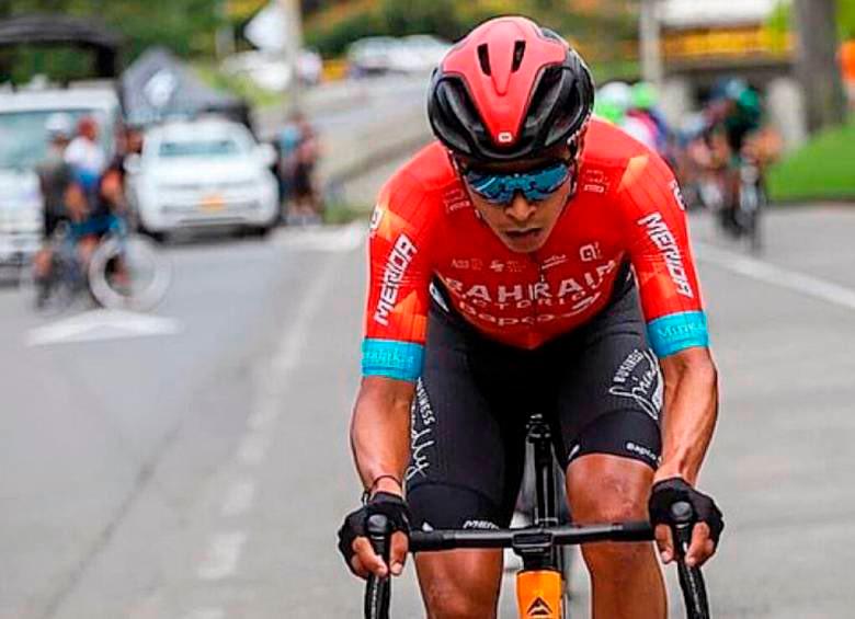 Santiago Buitrago espera sellar su buena actuación en Andalucía con un podio. Este domingo es la última etapa. FOTO Team Bahrain