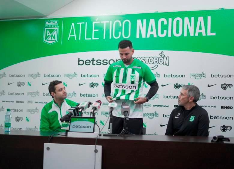 Edwin Cardona, de 31 años de edad, espera volver a dejar huella en su regreso a Nacional. FOTO X-ATLÉTICO NACIONAL