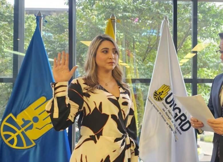 Ana María Castaño, secretaría general de la UNGRD. Foto: UNGRD