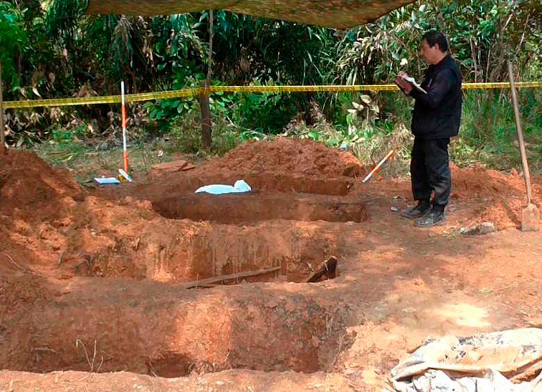 En el país se han hallado 5.307 fosas comunes y cementerios ilegales. FOTO CORTESÍA
