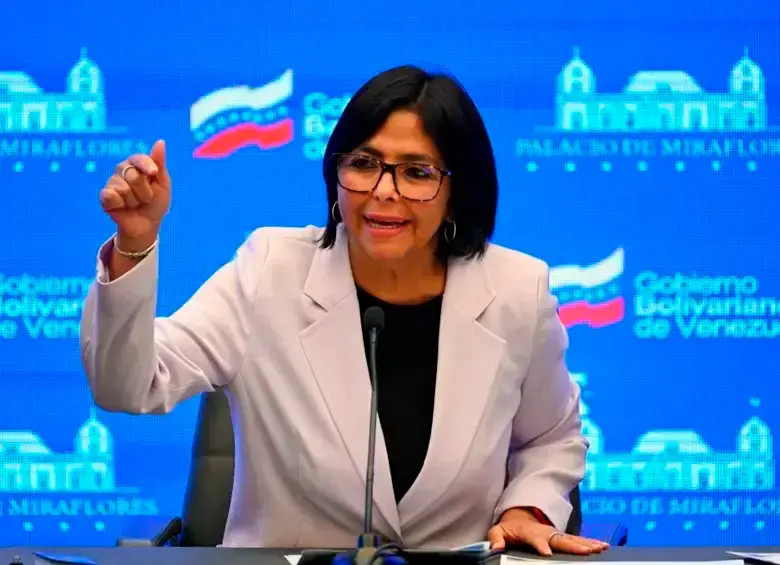 Tras la captura de Nicolás Maduro, Delcy Rodríguez asumió como presidenta encargada de Venezuela. FOTO GETTY