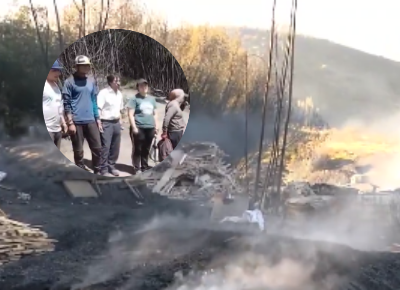 Los sujetos quemaban la madera en hornos clandestinos. FOTO: CAPTURA DE VIDEO NOTICIAS CARACOL