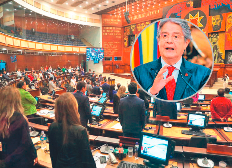 El poder legislativo, de mayoría opositora, necesita 92 votos para destituir a Lasso. FOTO CORTESÍA Y AFP