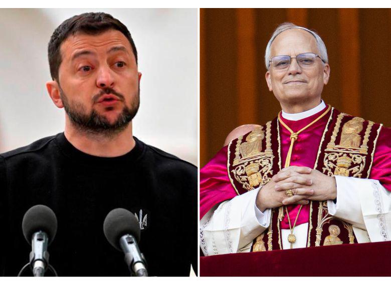 León XIV hizo un llamado a la paz en Ucrania y Gaza, en su primera oración dominical el pasado 11 de mayo. El presidente ucraniano, Volodímir Zelenski, había dicho que esperaba que el Vaticano siguiera apoyando “moralmente y espiritualmente” a Kiev tras la elección del nuevo pontífice. FOTO: AFP | Xinhua