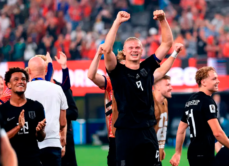 Erling Haaland el futbolista que ganó mayor número de seguidores durante el Mundial. FOTO GETTY