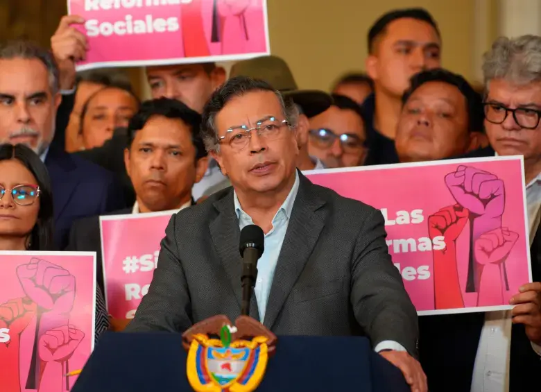 La Mesa de Empleo y Productividad expresó su rechazo al llamado del presidente Gustavo Petro a convocar movilizaciones ciudadanas. Foto: Presidencia