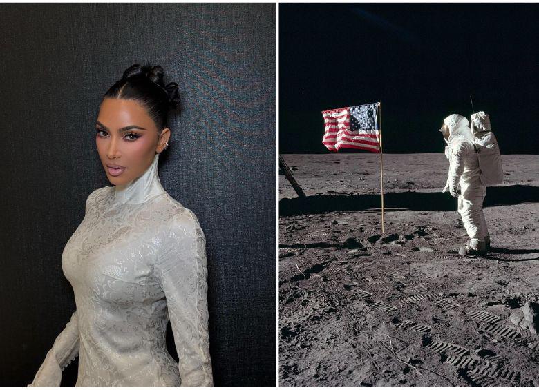Kim Kardashian causó revuelo en redes sociales al cuestionar la autenticidad de las misiones Apolo. FOTO: INSTAGRAM KIM KARDASHIAN | NASA